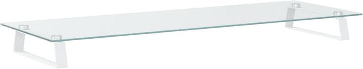 Produktbild VidaXL Monitorständer Weiss 100x35x8 cm Hartglas und