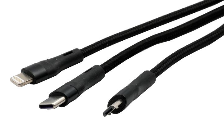 Actual product image Exsys 2-to-3 USB charging and data cable (1 m, USB 2.0)