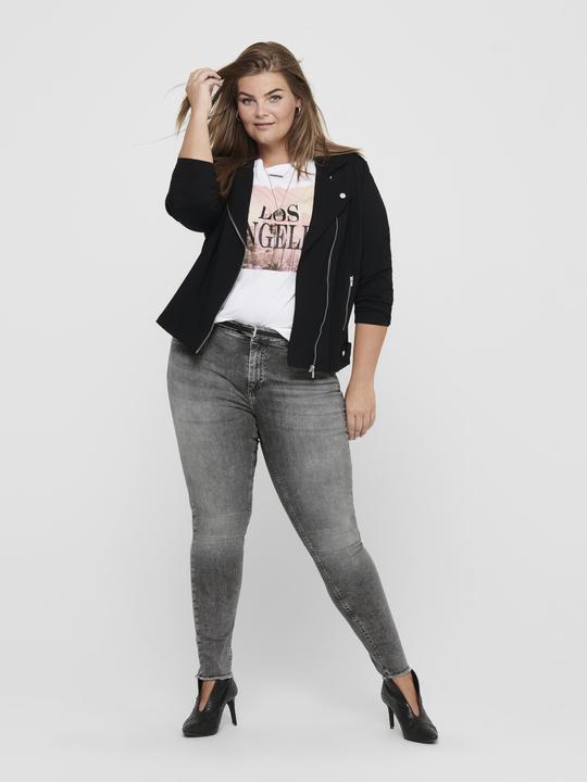Produktbild Only Curvy Carwilly Reg Ankle Raw Skinny Fit Jeans (W54/L32)