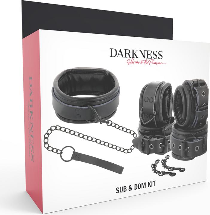 Productafbeelding Darkness Leer en handboeien Zwart