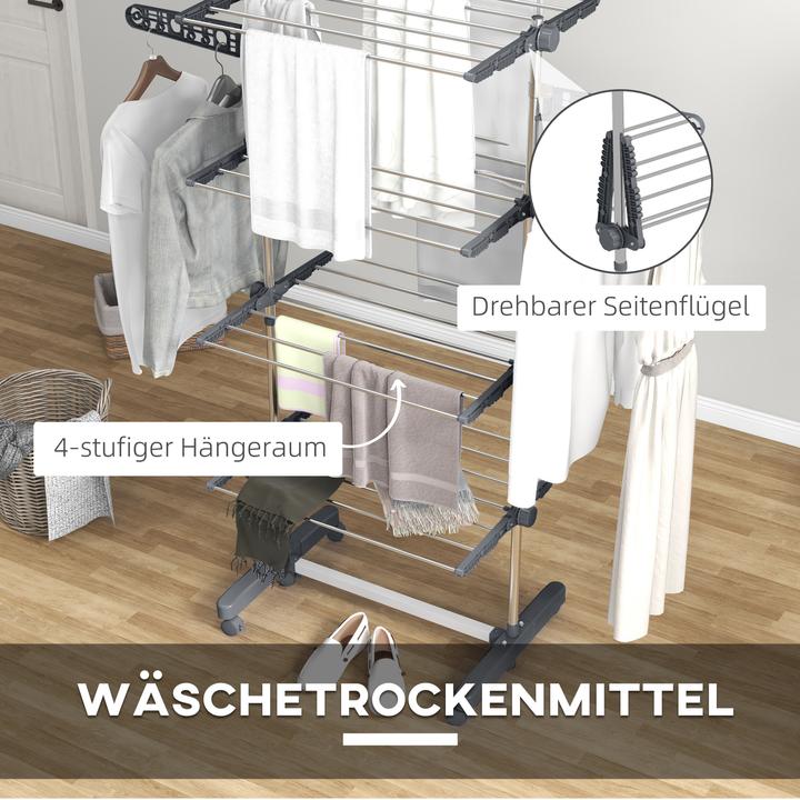 Image du produit Homcom Séchoir à linge (1.42 m)