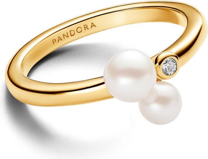 Immagine prodotto Pandora Anello con perle d'acqua dolce trattate in duo (58)