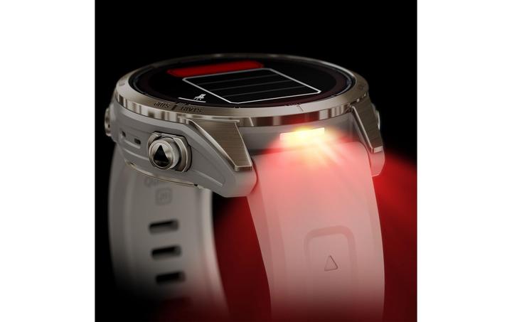 Image du produit Garmin Fenix 7S PRO GPS Montre multisports, Sapphire Solar Edition, blanc/or doux (42 mm)