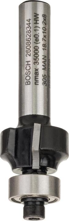 Produktbild Bosch Professional Zubehör Abrundfräser, 8 mm, R1 3 mm, L 10,2 mm, G 53 mm