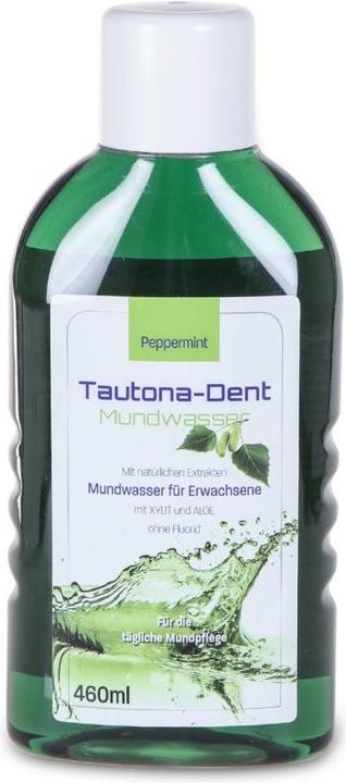 Immagine prodotto Tautona Collutorio Menta Piperita con Xilitolo + Aloe (460 ml, Collutorio)