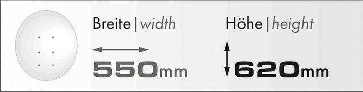 Produktbild Schwaiger SAT Anlage 60 cm 2 Teilnehmer Twin-LNB Ziegel-Rot (Parabolantenne, DAB/ DAB+, DVB-T / -T2)