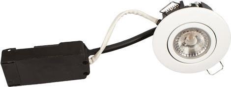 Immagine prodotto Scan Products Luna LP 230V Dmpbar Flimmerfri 6.2W 2700K Ra95 IP44 Mat Hvid Rund.