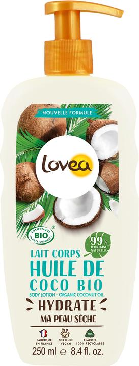Produktbild Lovea Körpermilch bio-Kokosnussöl (Körpercreme, 250 ml)