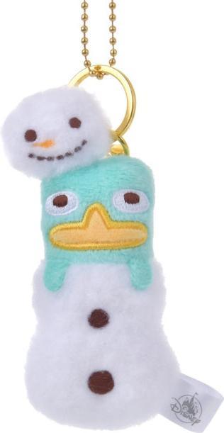 Disney Perry mit Schneemann Weihnachtssocke Schlüsselanhänger