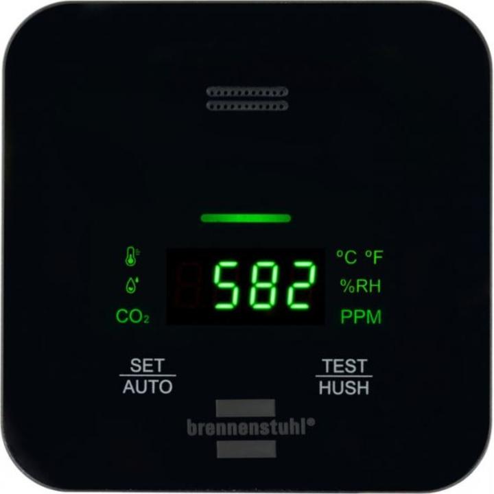 Actual product image Brennenstuhl CO2 detector C2M L 4050 Carbon dioxide/temp./humidity