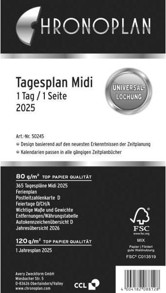 Image du produit Chronoplan Plan du jour (Allemand)