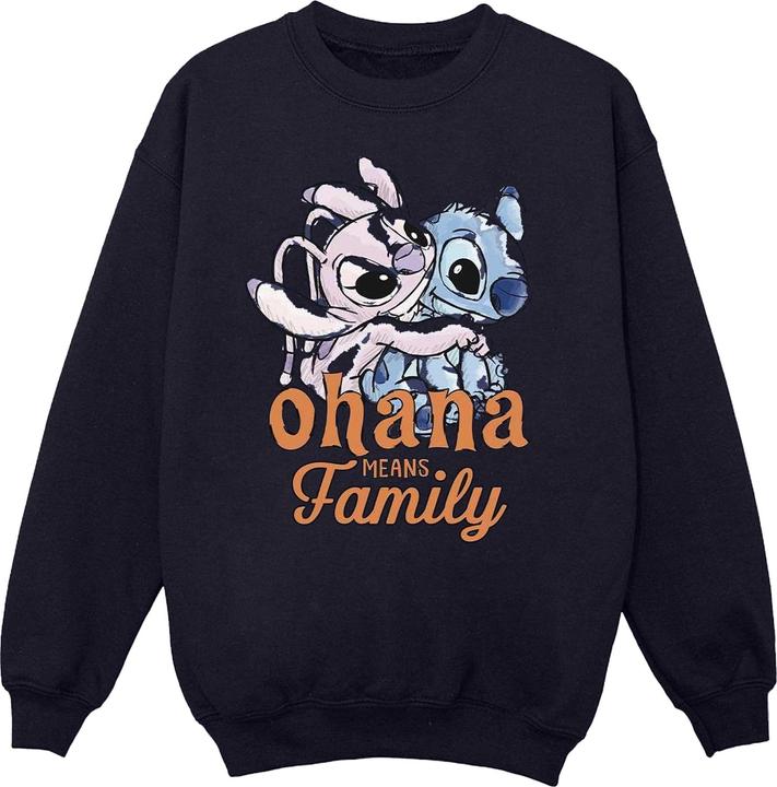 Disney Lilo And Stitch Ohana Angel Hug Sweatshirt (L)