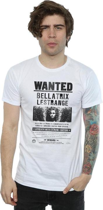 Immagine prodotto Maglietta in cotone con poster Bellatrix Lestrange Wanted Poster (L)