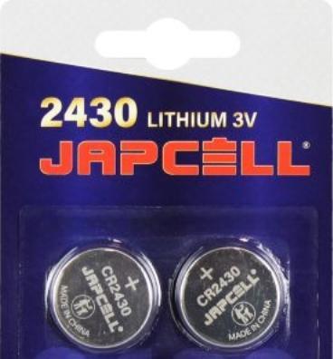 Produktbild Japcell Lithium CR2430 (2 Stk., CR2430, 280 mAh)