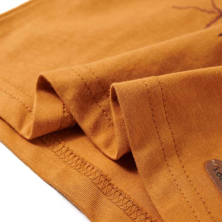Produktbild VidaXL Kinder-Langarmshirt Dunkelocker 92,Material: 100 (92)
