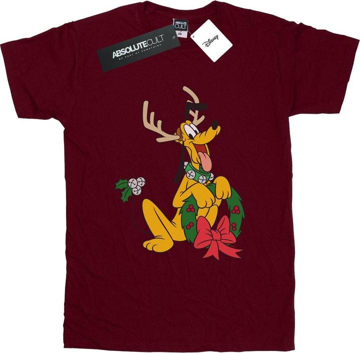 Disney Pluto Christmas Reindeer TShirt (S)