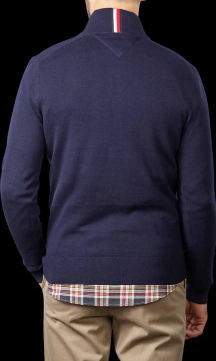 Immagine prodotto Tommy Hilfiger Pima CTN Chashmere Pullover Zip Mock Desert S (3XL)