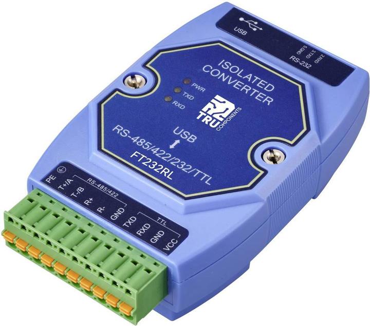 Produktbild Tru Components TC-12626056 TC-E810-U15 Seriell Umsetzer USB, RS-422, RS-485, D-S