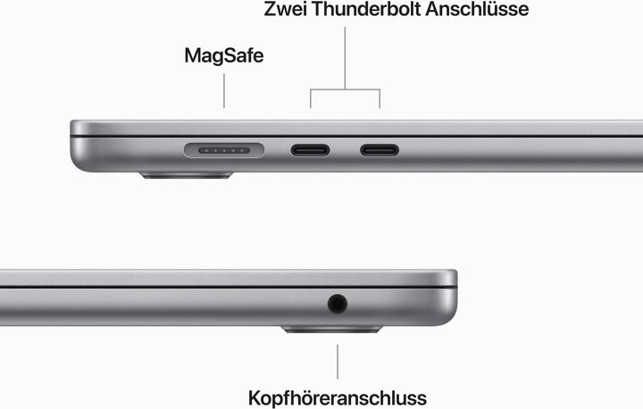 Produktbild Apple MacBook Air – 2023 (15", M2, 16 GB, 256 GB, DE)