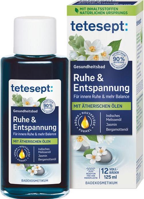 Actual product image Tetesept Calm & Relaxation 125ml (125 ml, Bath oil)