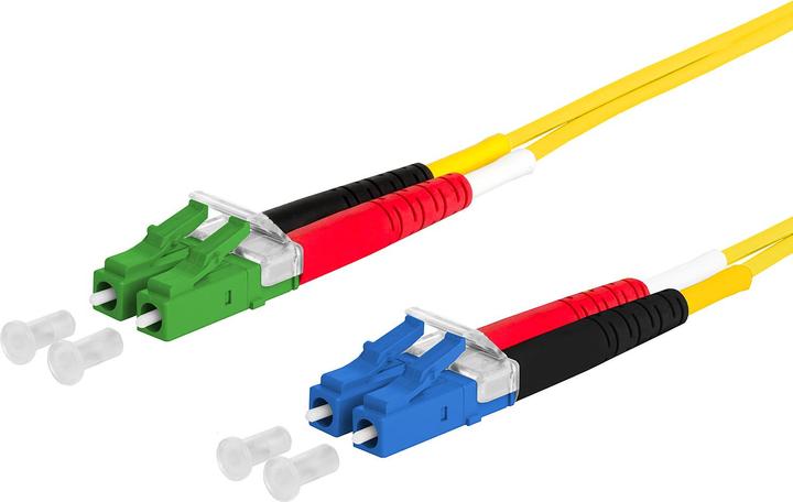 Actual product image Metz Connect BTR 151P1JOJA20E OpDAT PK LC-D/LC-D APC (S/UTP, CAT6, 2 m)