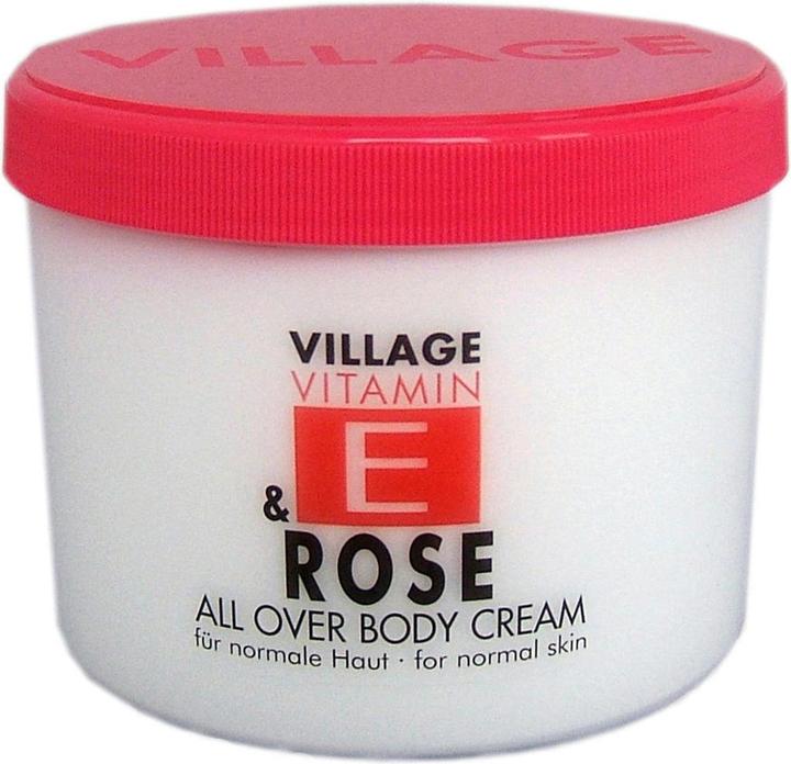 Produktbild Village Vitamin E Bodycream Rose (Körpercreme, 500 ml)