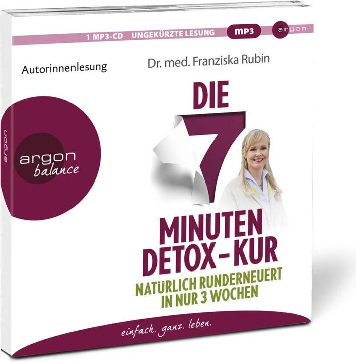 Produktbild Die 7-Minuten-Detox-Kur (Franziska Rubin, Deutsch)