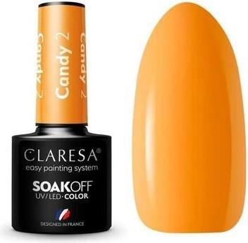 Produktbild Claresa Candy UV-Nagellack 5ml - 2er-Pack (Orange, Farblack)