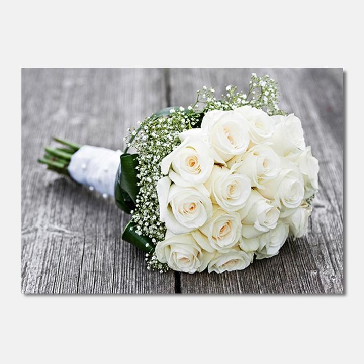 Produktbild Hochzeitskarte - Rosenstrauss (1 Stk.)