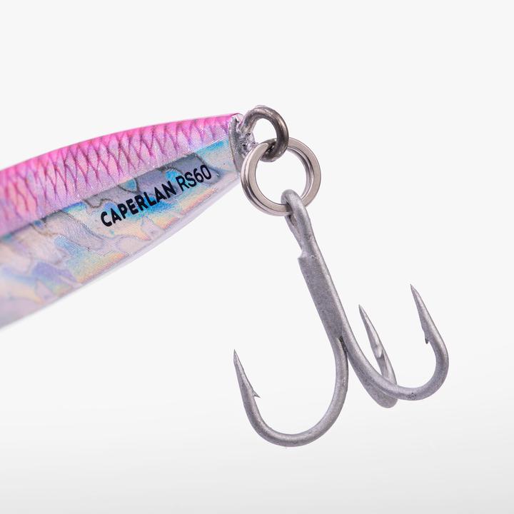 Image du produit Caperlan Casting jig biastos assist 60g Pink Herring pêche au leurre en mer (9 cm)