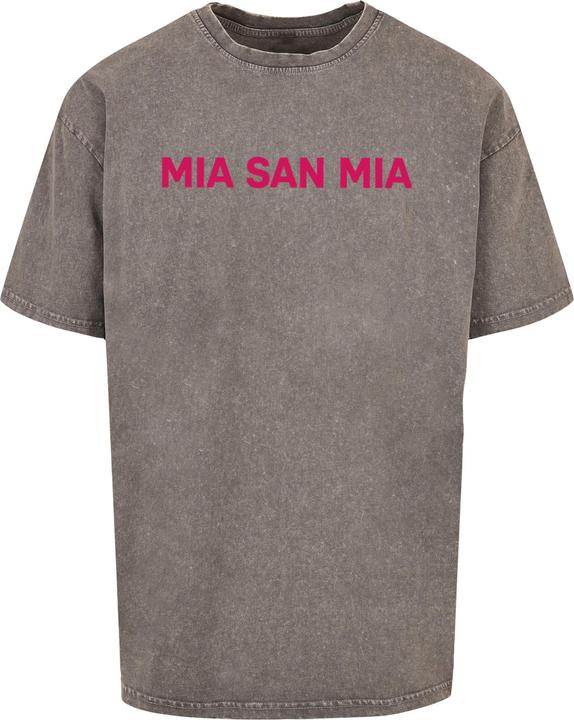 FC Bayern München Mia San Mia Color Acid Washed Heavy Oversize Tee - 115683