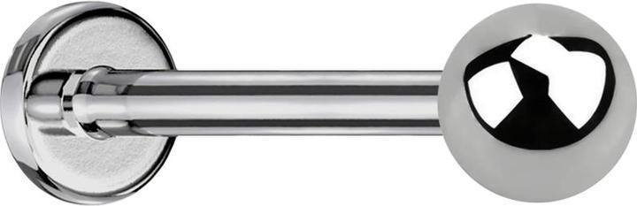 Produktbild Star Piercing Micro Threadless Labret silber mit Kugel (ohne Messing, Titan G23)