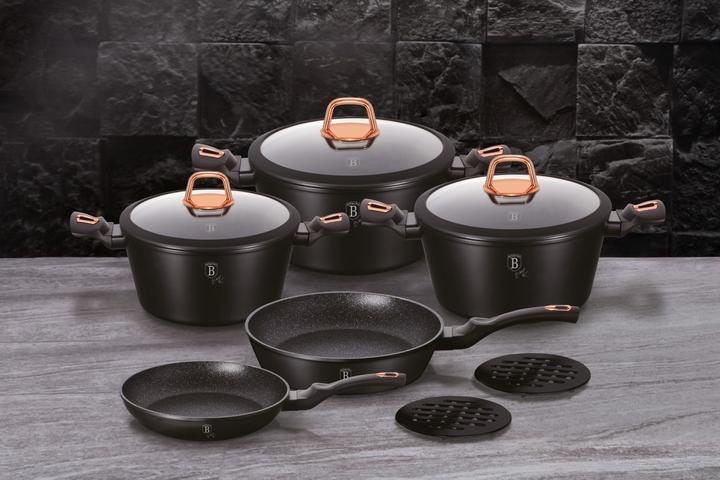 Produktbild BerlingerHaus Kochgeschirr (28 cm, Pfannenset + Topfset, Edelstahl)