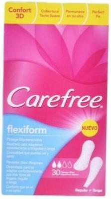 Actual product image Carefree Flexible Pantyliner Flexiform 30 Pieces - Pack of 30 (30 x)