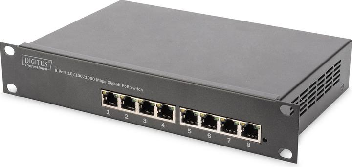Immagine prodotto Digitus 10 pollici 8 P Gigabit PoE Switch (8 Porti)