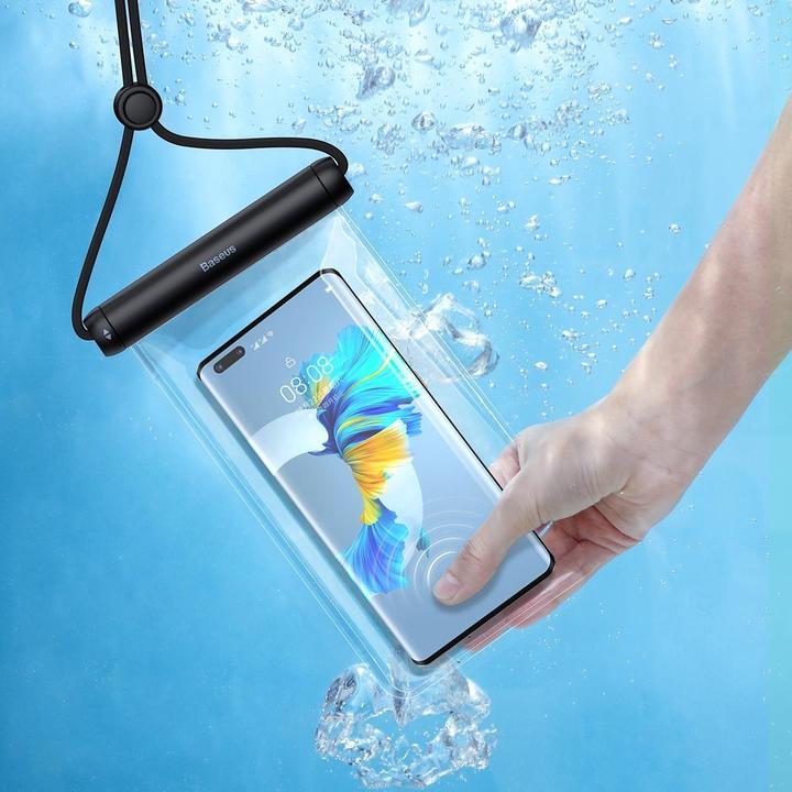 Image du produit Baseus Etui de base étanche pour téléphone coulissant noir (FMYT000001) (Universel)