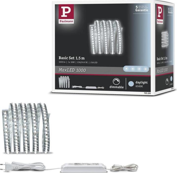 Image du produit Paulmann MaxLED (Lumière du jour, 150 cm, Intérieur)