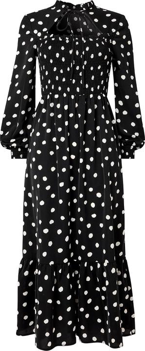 Joe Browns Tie-Neck Polka Dot Midi Dress (42)