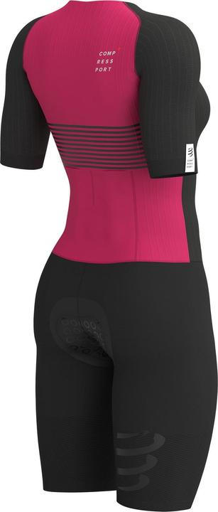 Image du produit Compressport Aero SS Trisuit Femmes Noir/Jazzy (M)
