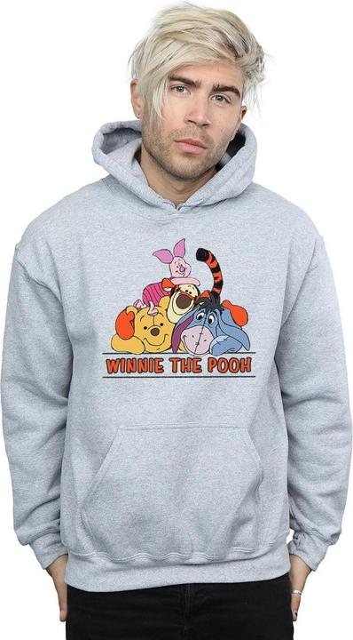 Immagine prodotto Disney Winnie The Pooh Group Felpa con Cappuccio Uomo (4XL)