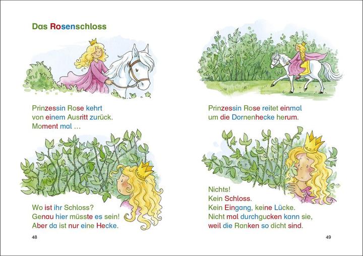 Produktbild Die schönsten Silbengeschichten für Mädchen zum Lesenlernen (Deutsch, Sabine Kalwitzki, Annette Moser, Michaela Hanauer, Silke Voigt, Marina Krämer, Loewe Erstlesebücher, Florentine Prechtel, 2015)