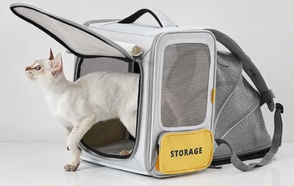 Produktbild Petkit Pet Carrier BP3 X ZONE Grey (Hund, Katze, Atmungsaktiv)