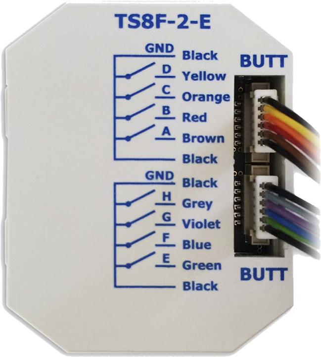 Produktbild Lingg & Janke Taster Schnitt 8 79882 Einzeltasten Einzeladern TS8F-2-U