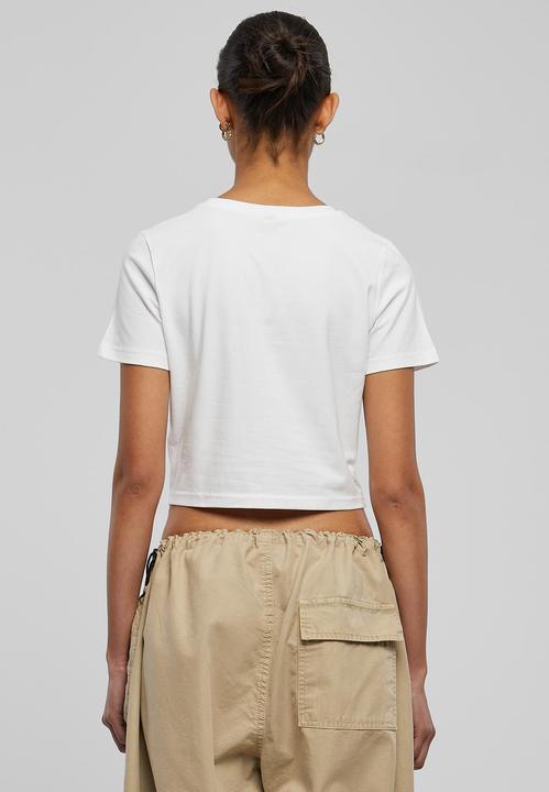 Actual product image Miss Tee Peaches Cropped Tee - 105763 (4XL)