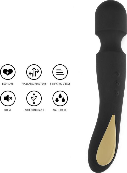 Produktbild ToyJoy LUZ Zenith Massager Schwarz/Gold