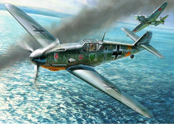 Produktbild Tamiya 1:48 WWII Messerschmitt Bf-109 F4