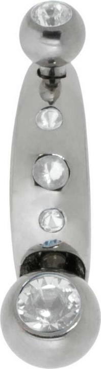 Bijouteria Intimpiercing (Premium Kristall, Chirurgenstahl 316L, Zirkonia)