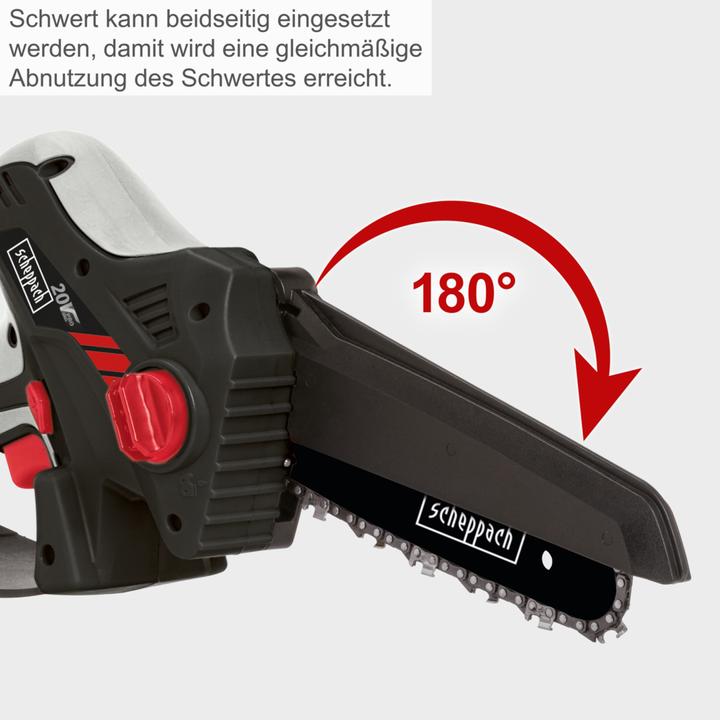 Image du produit Scheppach PCS6-20PROS (Tronçonneuse à batterie)