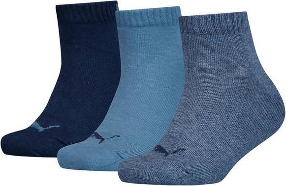 Puma Kinder Quarter-Socken (3er Pack, 23 - 26)
