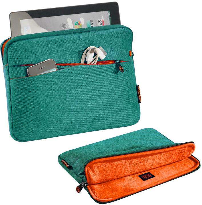 Actual product image Pedea Fashion Tablet bag 25,7cm 10,1 inch turquoise inside compartment: 27,8 x 20 x 2 cm L x W x H (Various)